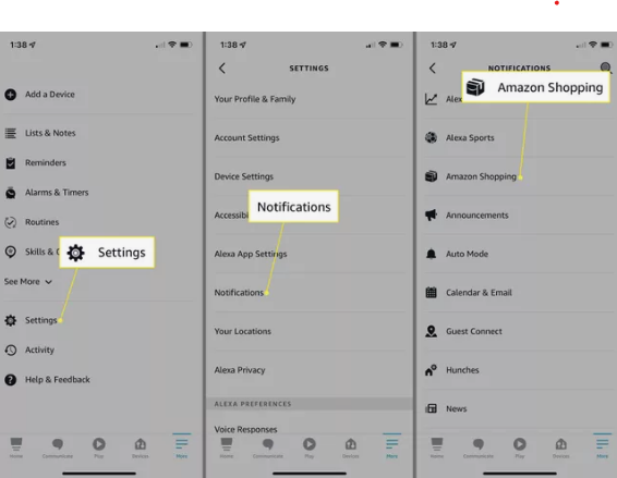 Alexa blinking green… 