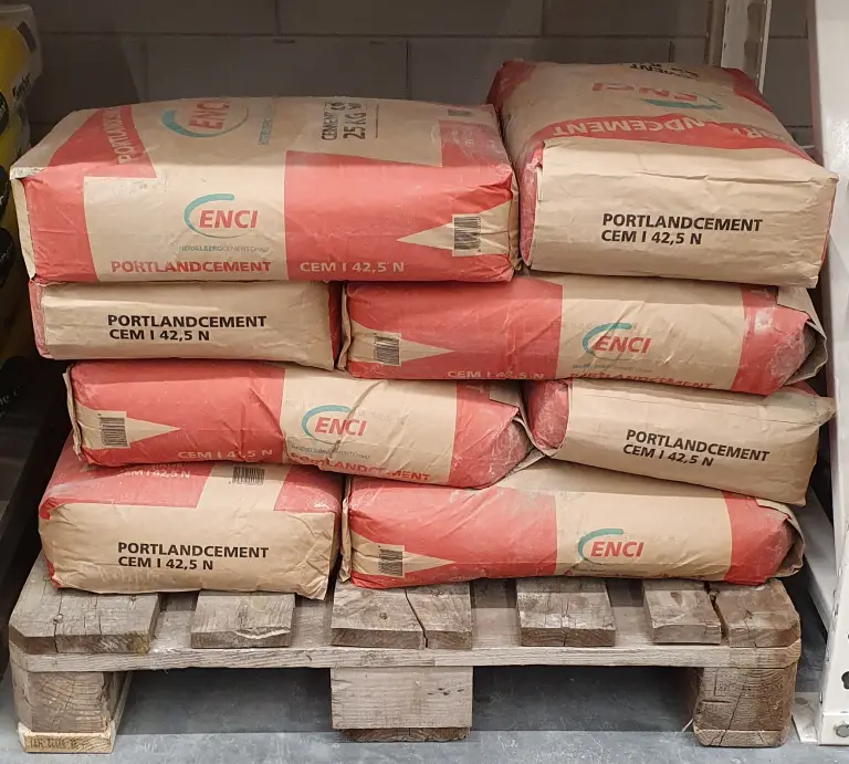 How many bags of concrete are in a yard?