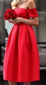 What color shoes to wear with a red dress?