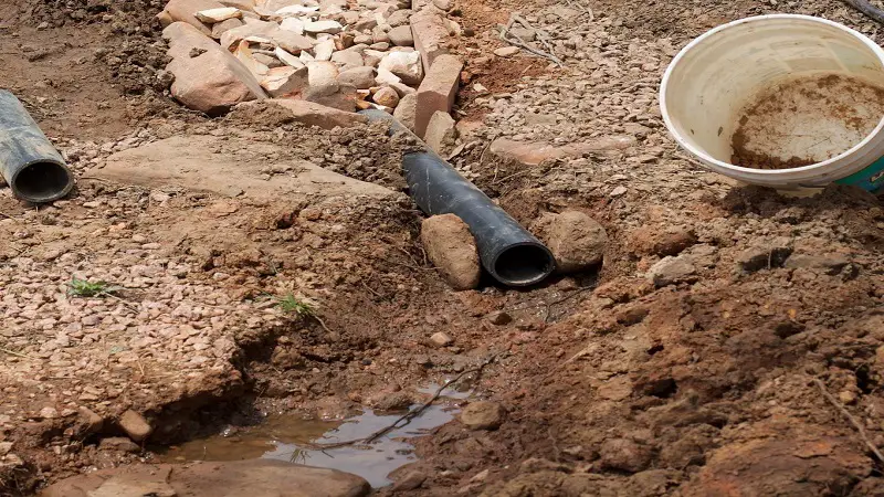 how to dry up muddy yard