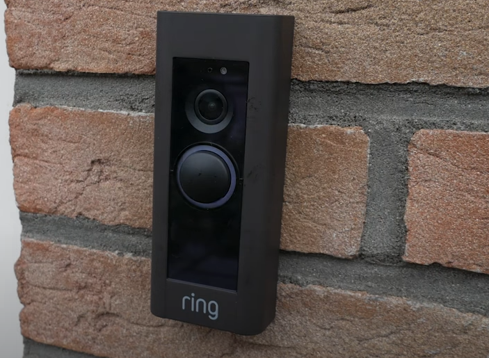 ring doorbell spinning blue