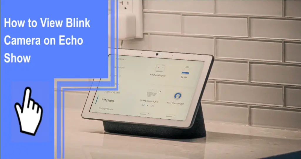 how to view blink camera on echo show
