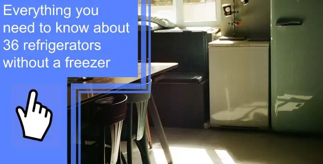 36 refrigerator without freezer