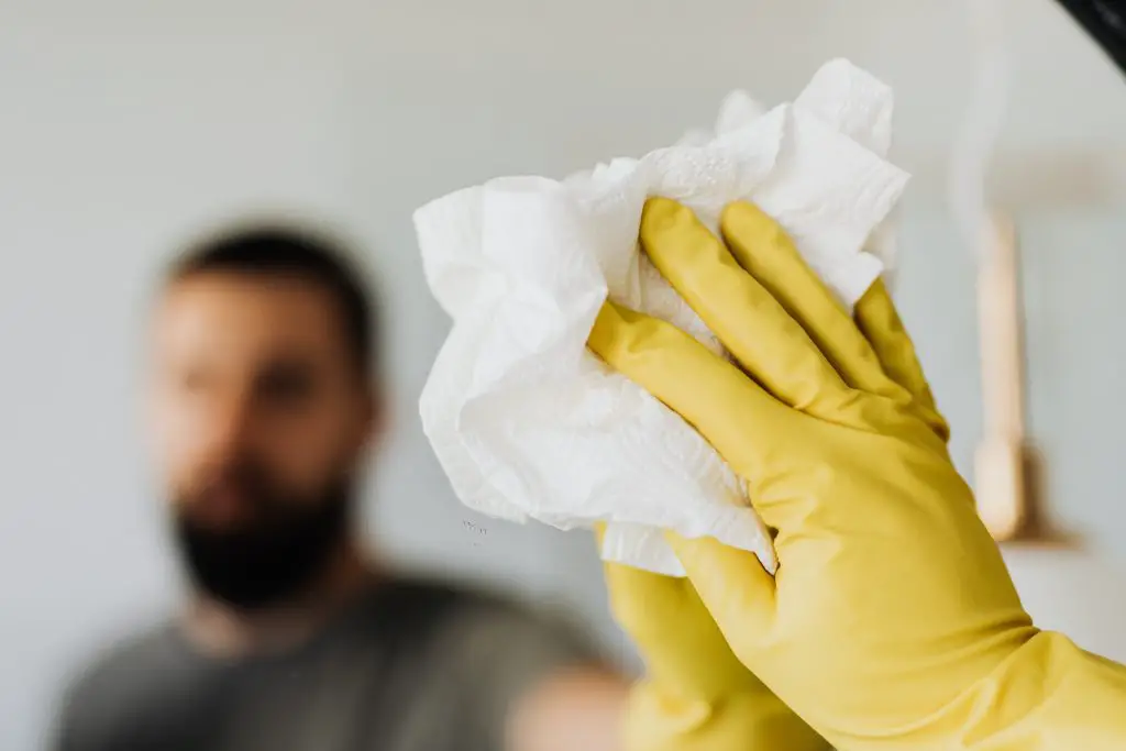 Don't use any paper-based wipes