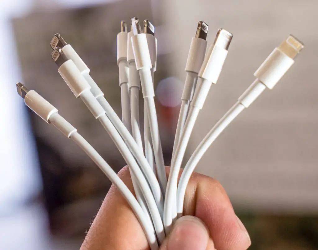 Use a different charging cable